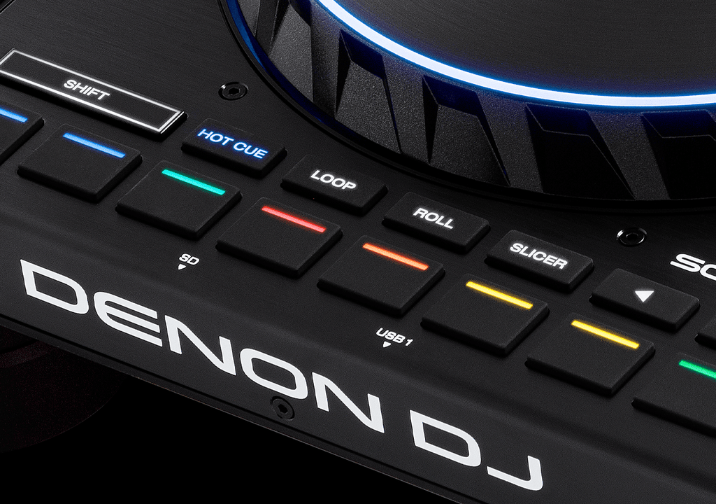 Denon DJ SC6000 Prime dj media players, alternate view