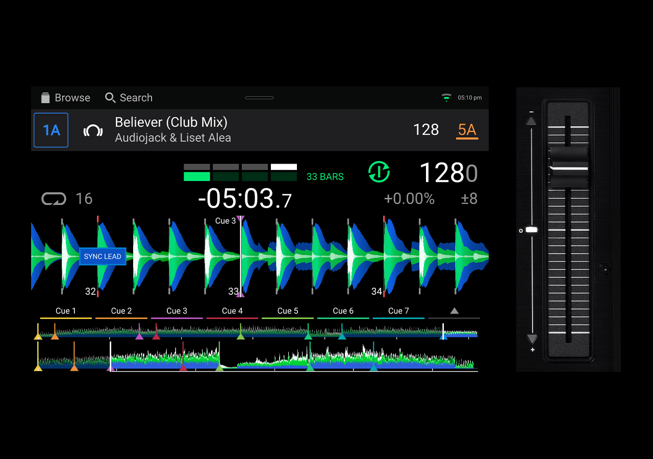 Denon DJ SC6000 Prime dj media players, alternate view