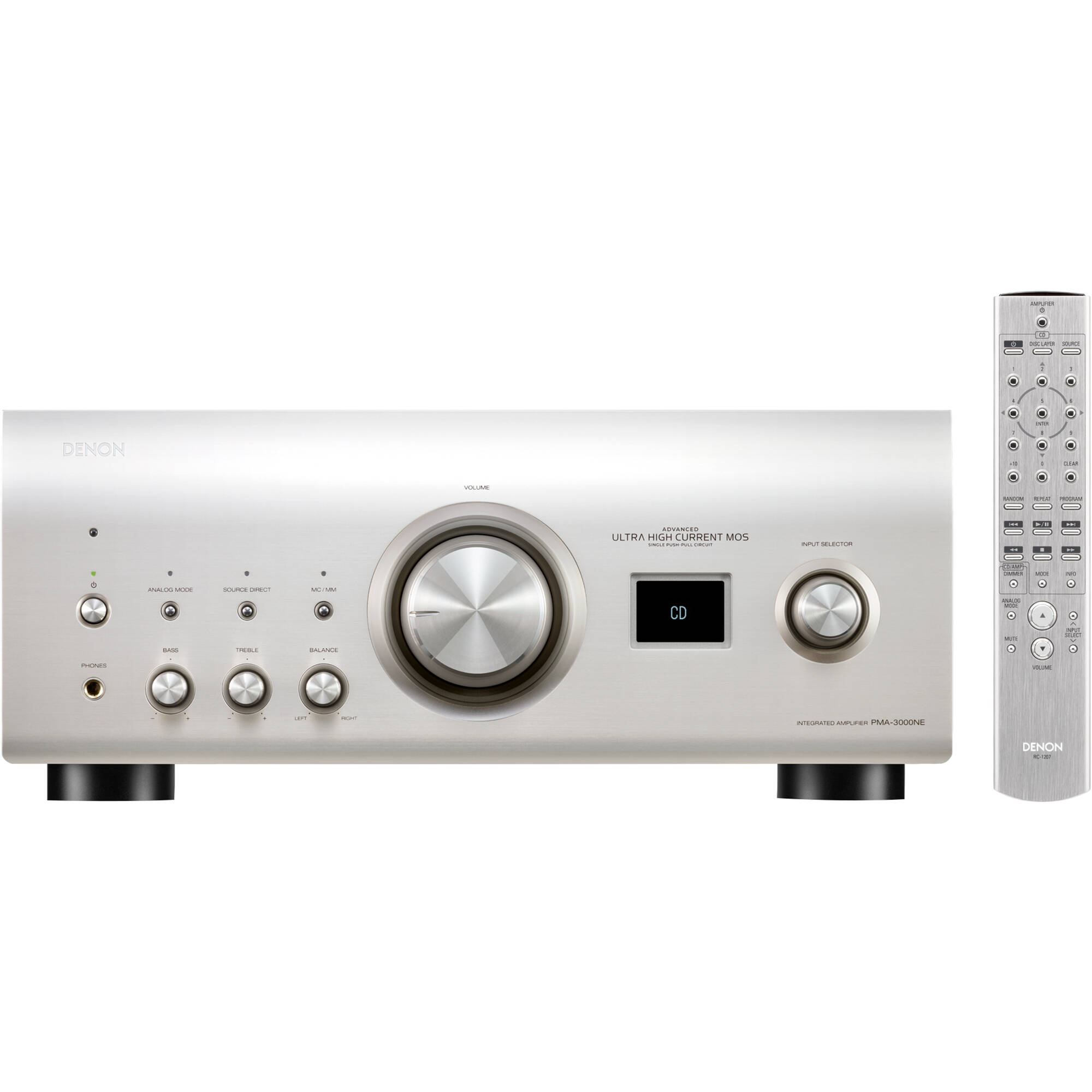 Denon PMA-3000NE stereo amplifiers, front