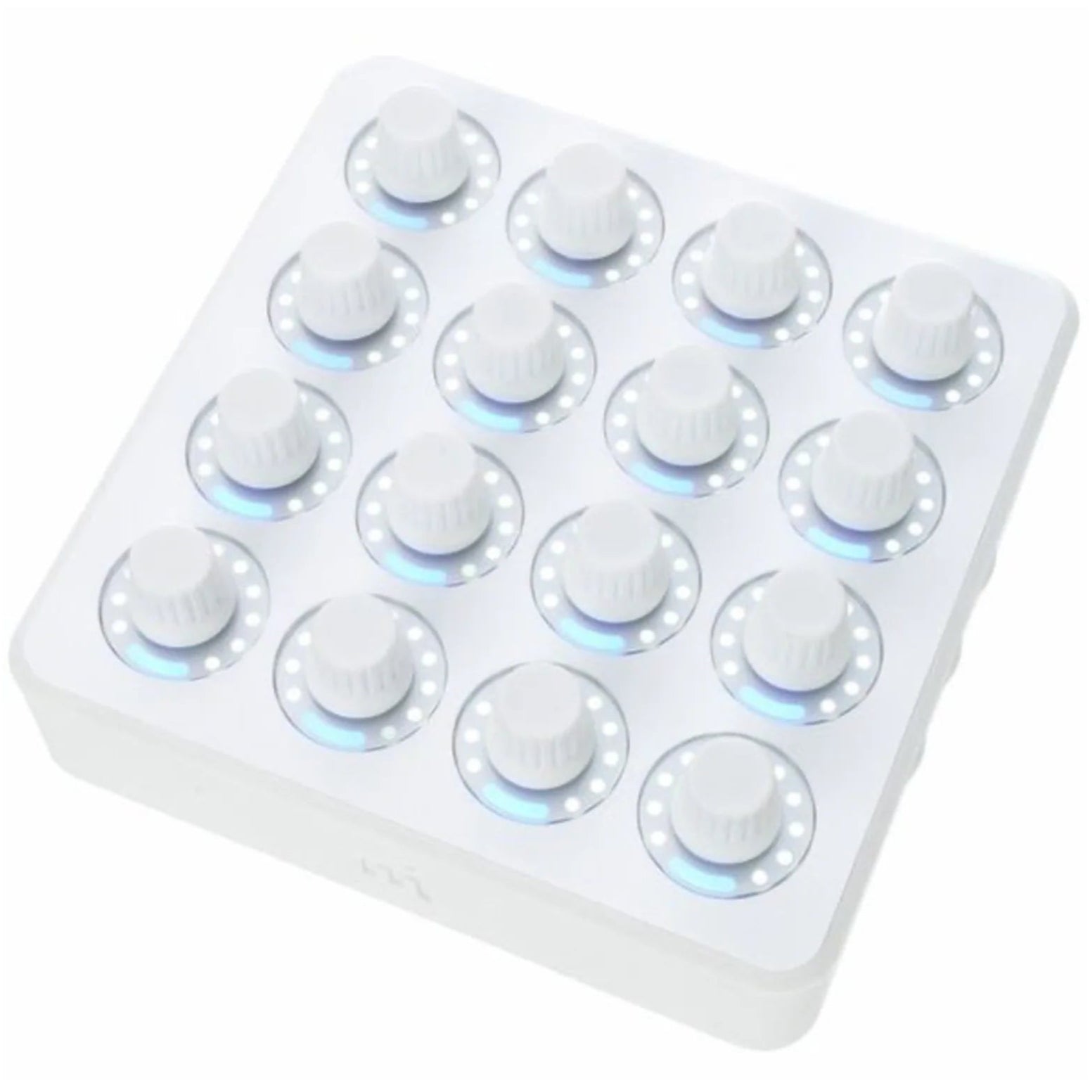 DJ TechTools MIDI Fighter Twister MIDI controller, white angled view