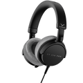 Beyerdynamic DT 270 Pro studio headphones, angled view in black