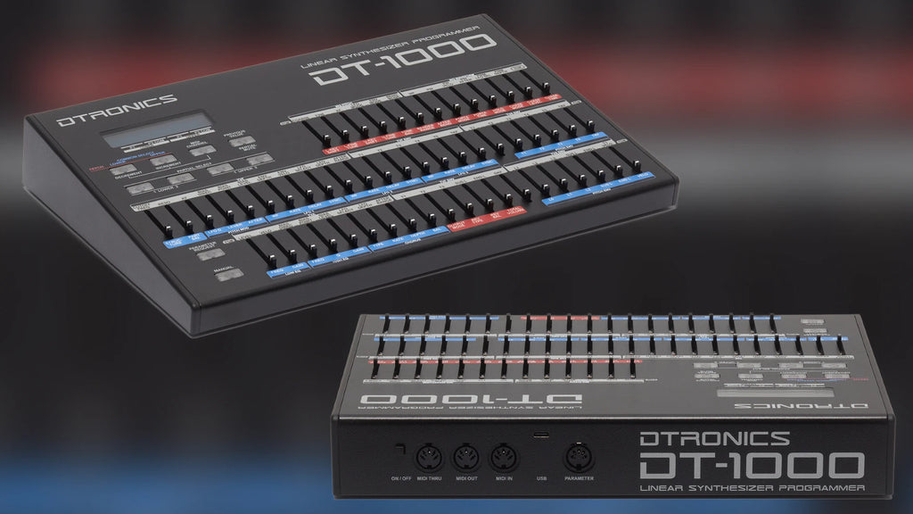 Dtronics DT-1000 midi controllers, alternate view