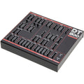 Dtronics DT-800 synthesizer with control knobs, buttons, and display panel, showcasing its electronic music production interface.