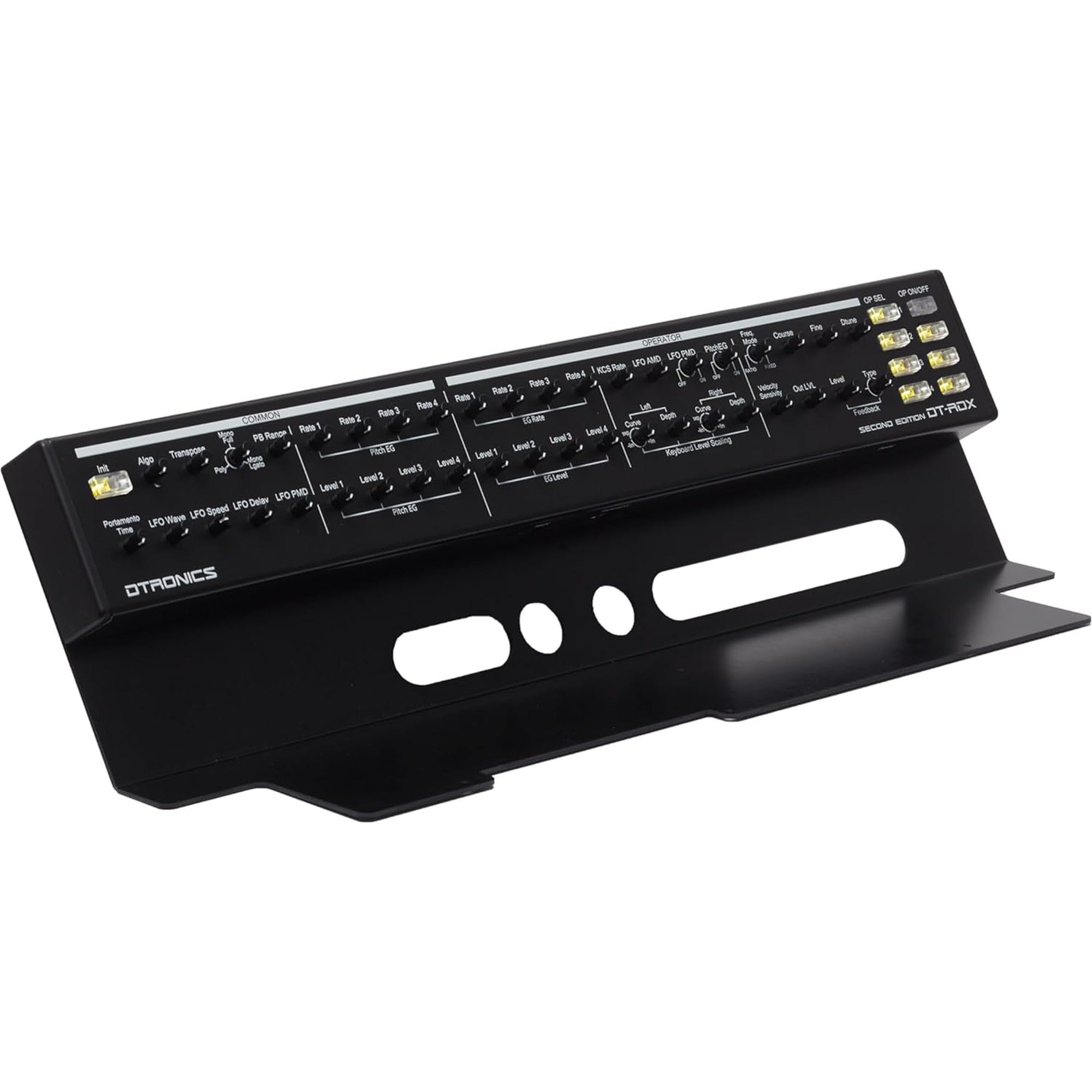 Dtronics DT-RDX-V2 synthesizer with knobs and controls, compact electronic music instrument by Dtronics.