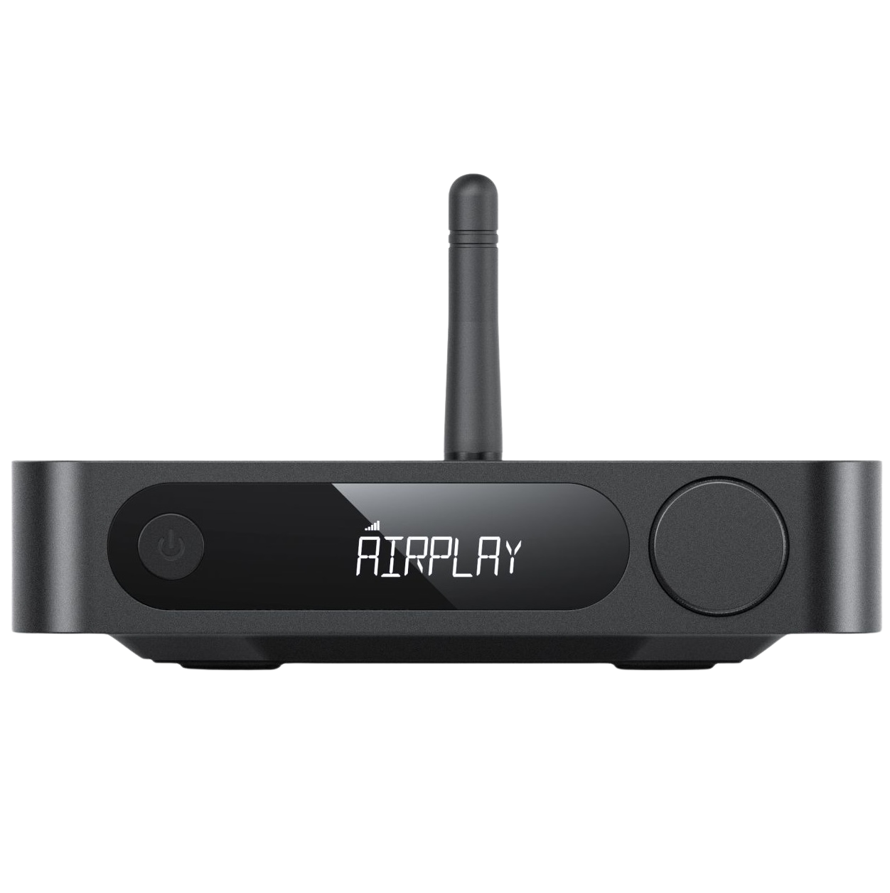 FiiO SR11 music streamer device with compact design and multiple connectivity ports, used for high-quality wireless audio streaming.