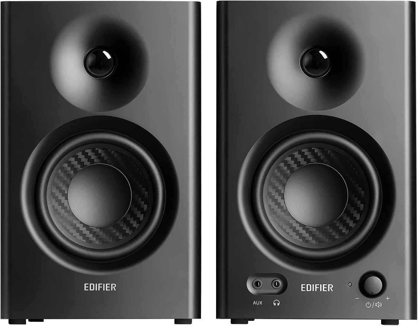 Edifier MR4 desktop speakers, desktop setup.