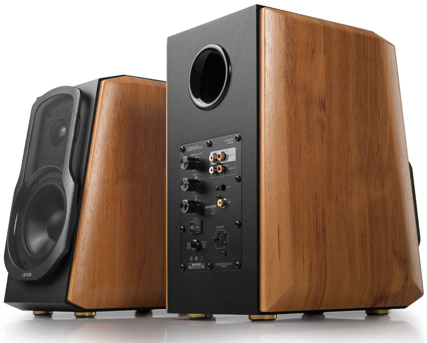 Edifier S1000MKII, desktop speakers, angle