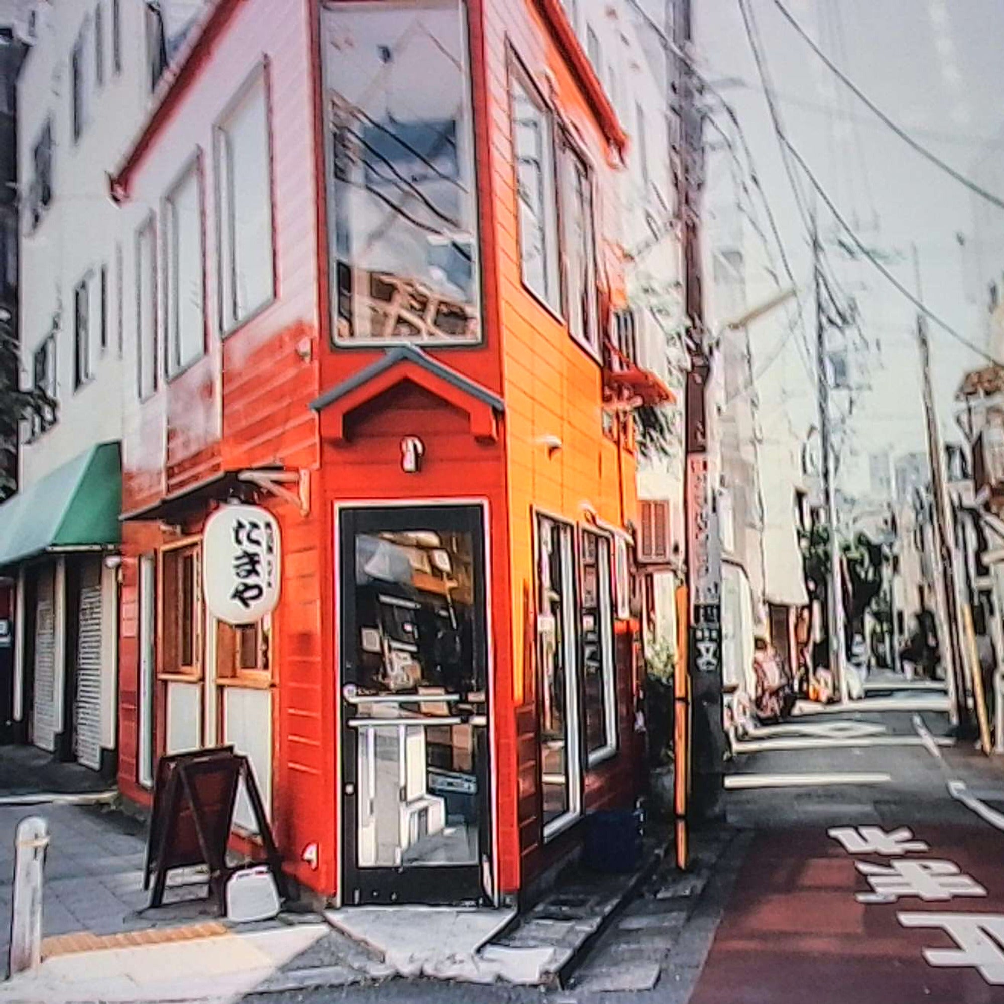 Film-look street sample photo taken with the Escura SnapRoll