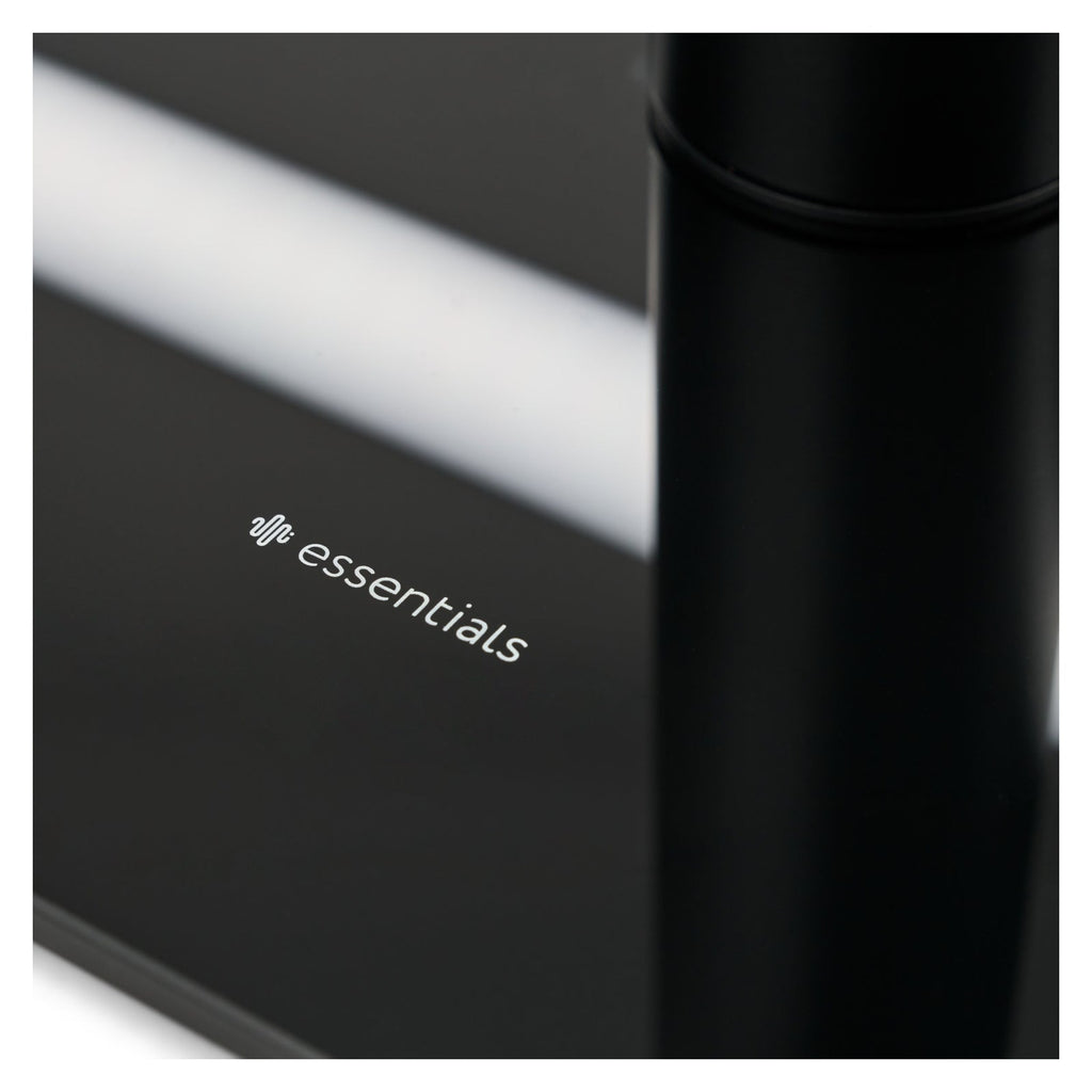 Essentials Monno 60 glass base with Essentials logo