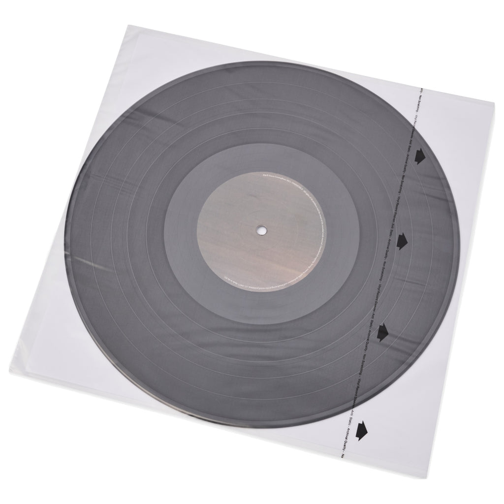 Essentials TT Sleeves Inner 25, LP inside a clear inner sleeve
