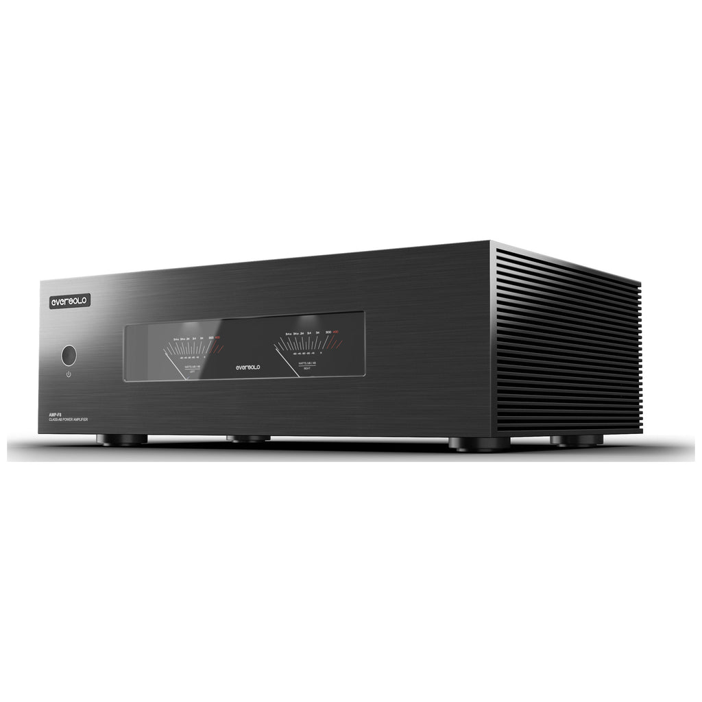 Eversolo AMP-F8 power amplifier, front three-quarter view