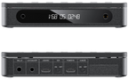 FiiO DM13 BT portable music player, in black, front view