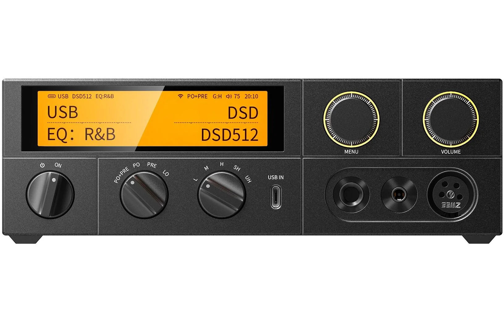 FiiO K17 headphone amp / DAC, in use