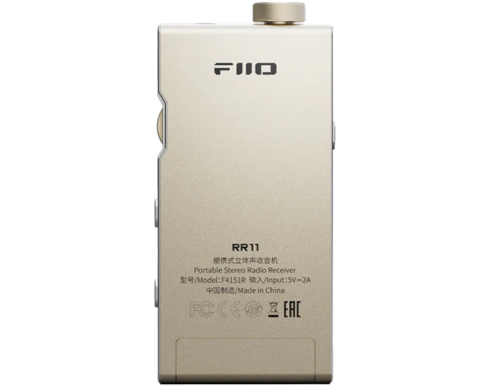 FiiO RR11 radio in black