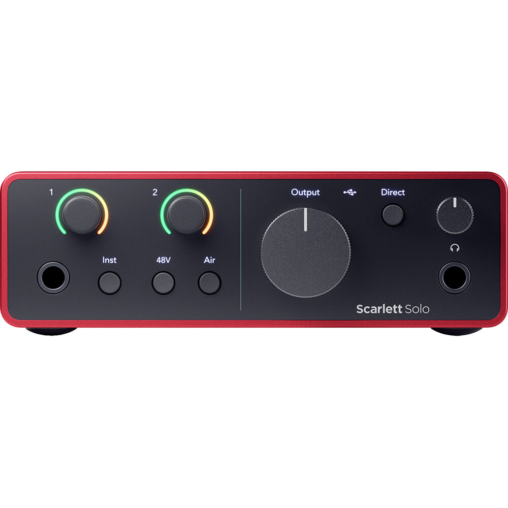 Focusrite Scarlett Solo 4th Gen USB audio interface