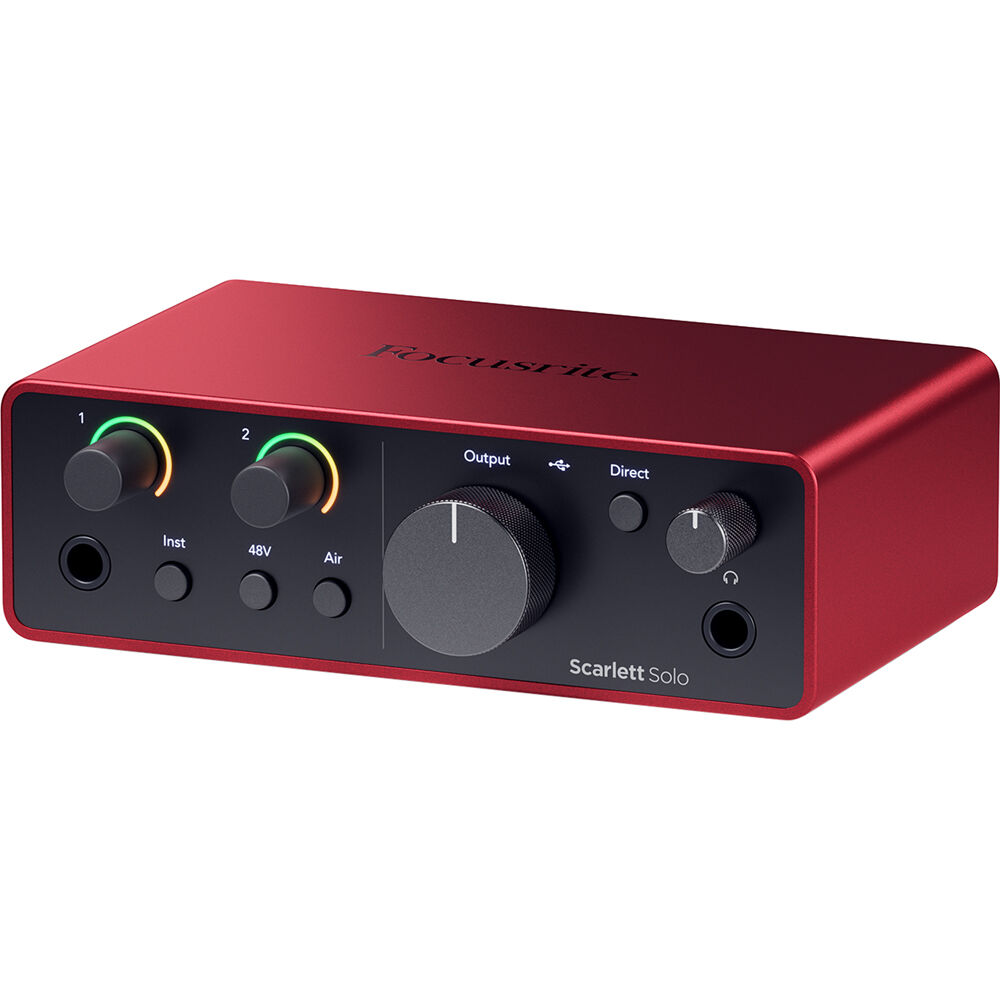 Focusrite Scarlett Solo 4th Gen USB audio interface