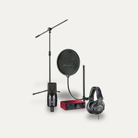 Focusrite Scarlett Solo 4th Gen + sE Electronics X1 S + ATH-M30x Singer-Songwriter Set
