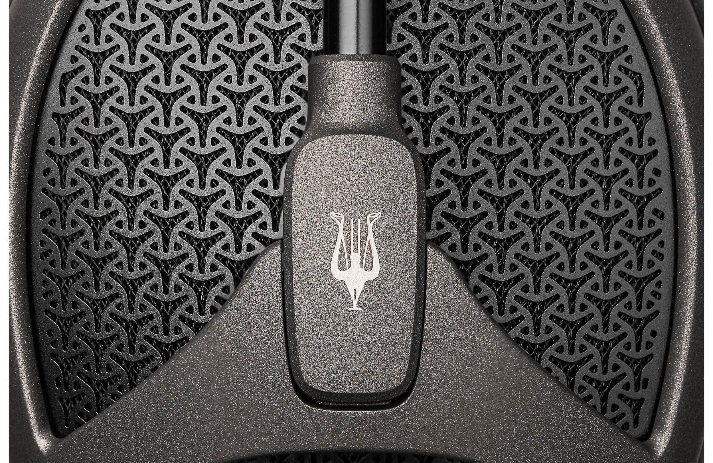 Meze Audio Elite Tungsten wired headphones with sleek design and over-ear cups, showcasing premium audio equipment.