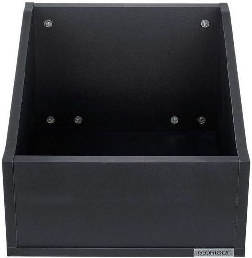 Glorious Record Box Advanced 110 vinyl record storage box, black, with accessories (view 4)