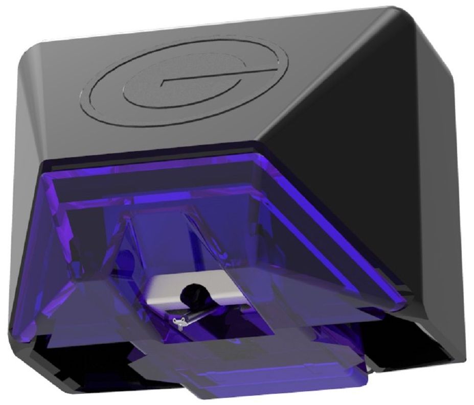 Goldring E3 Cartridge turntable cartridge, in gold, rear view