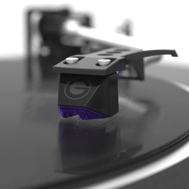 Goldring E3 Cartridge turntable cartridge, in red, rear view