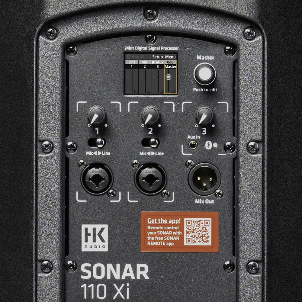 HK Audio SONAR 110 Xi, active loudspeakers, side