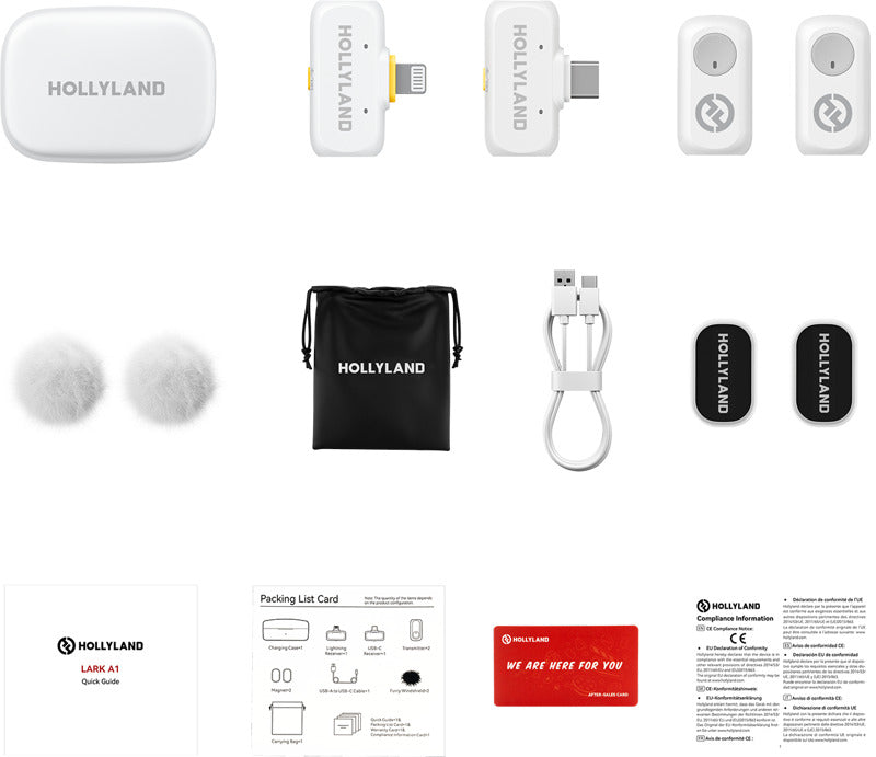 Hollyland Lark A1 Combo wireless microphone system