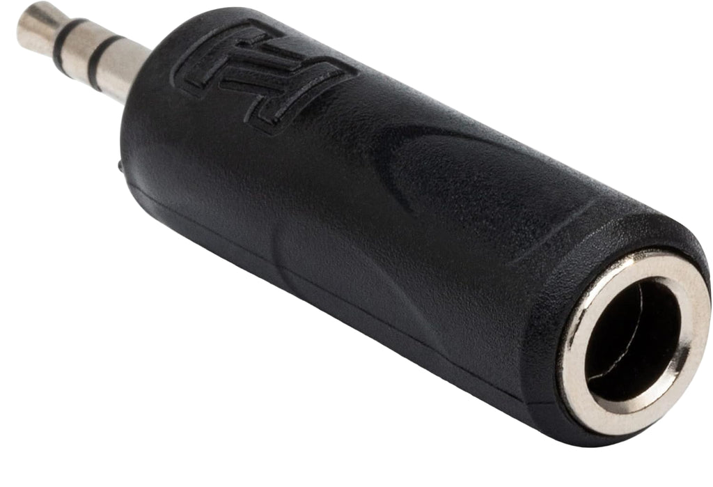 Hosa GMP-112 6.3mm TRS Female - 3.5mm TRS Male Adapter headphone adapters and splitters, lifestyle shot