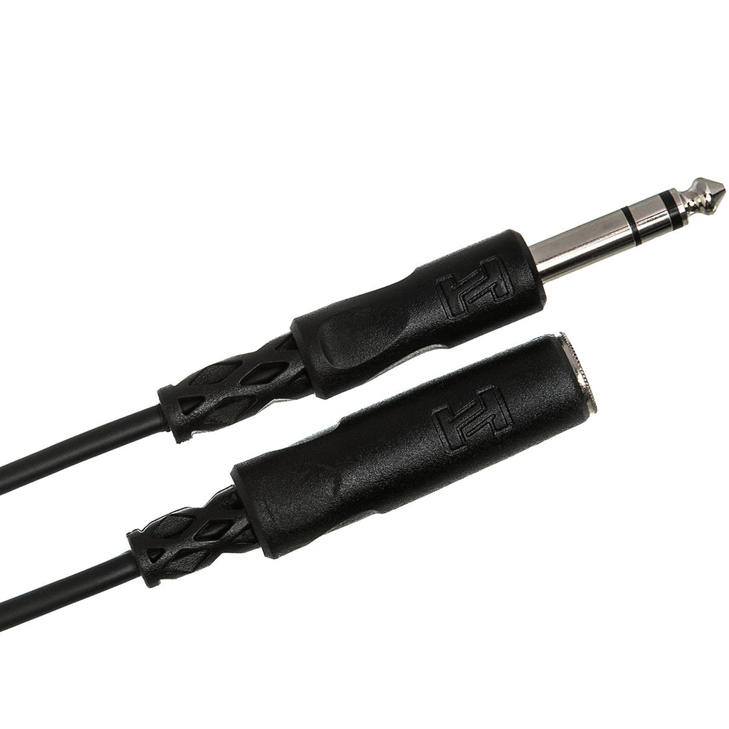 Hosa HPE-310 6.3 mm TRS Cable (3 m) TRS cable, angled view