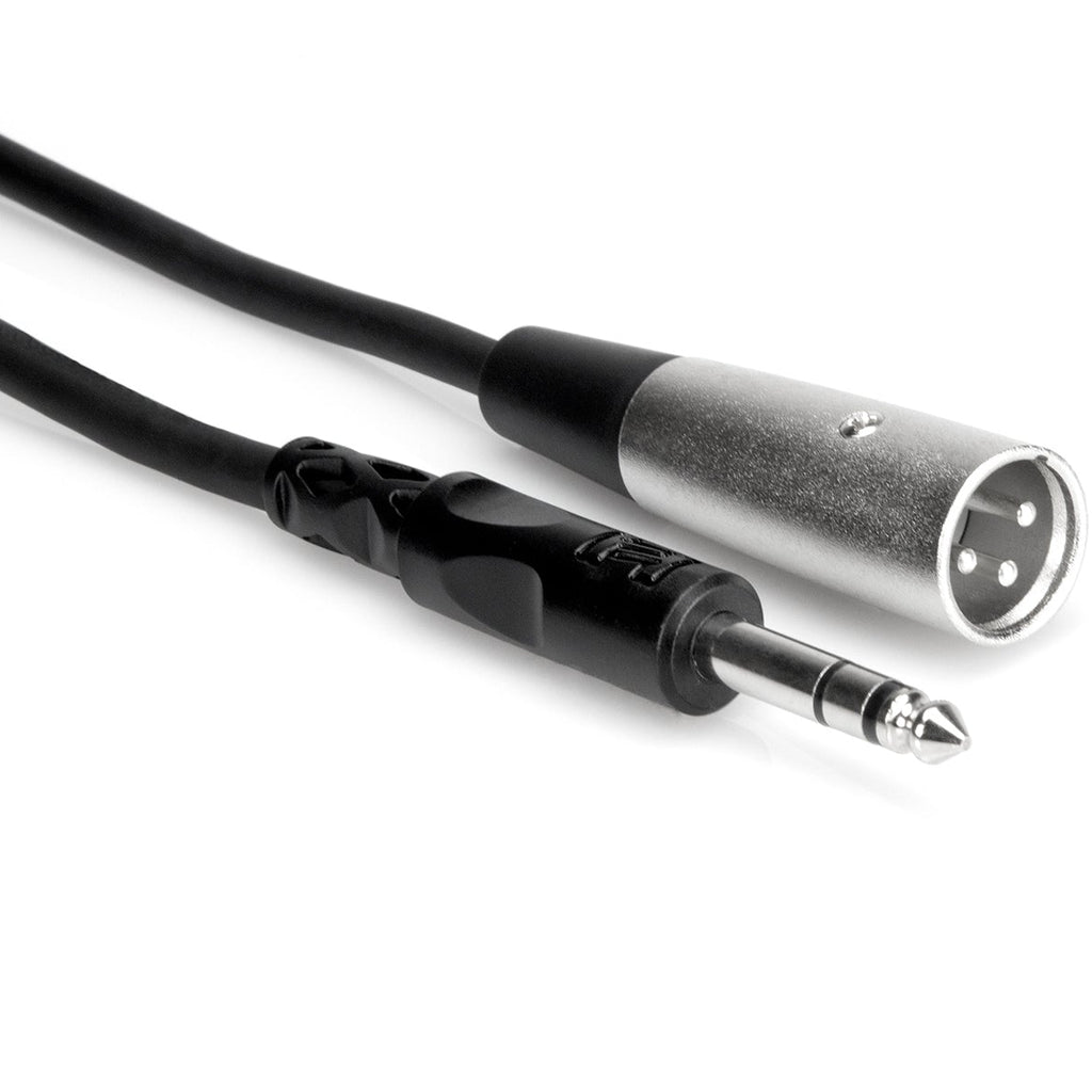 Hosa STX-105M 6.3 mm TRS to XLR-male cable (1.5 m), in black