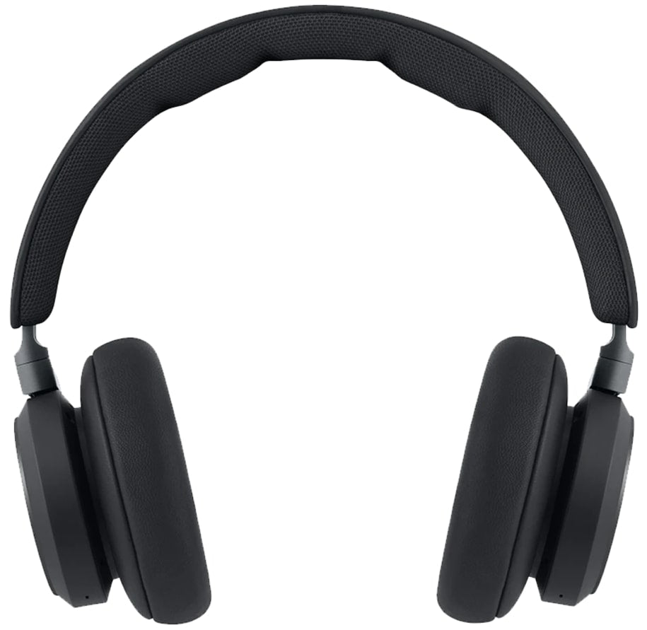 Black Bang & Olufsen Beoplay HX wireless headphones with cushioned ear cups and sleek design.
