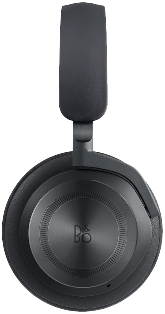 Black Bang & Olufsen Beoplay HX wireless headphones with sleek over-ear design and cushioned ear cups.