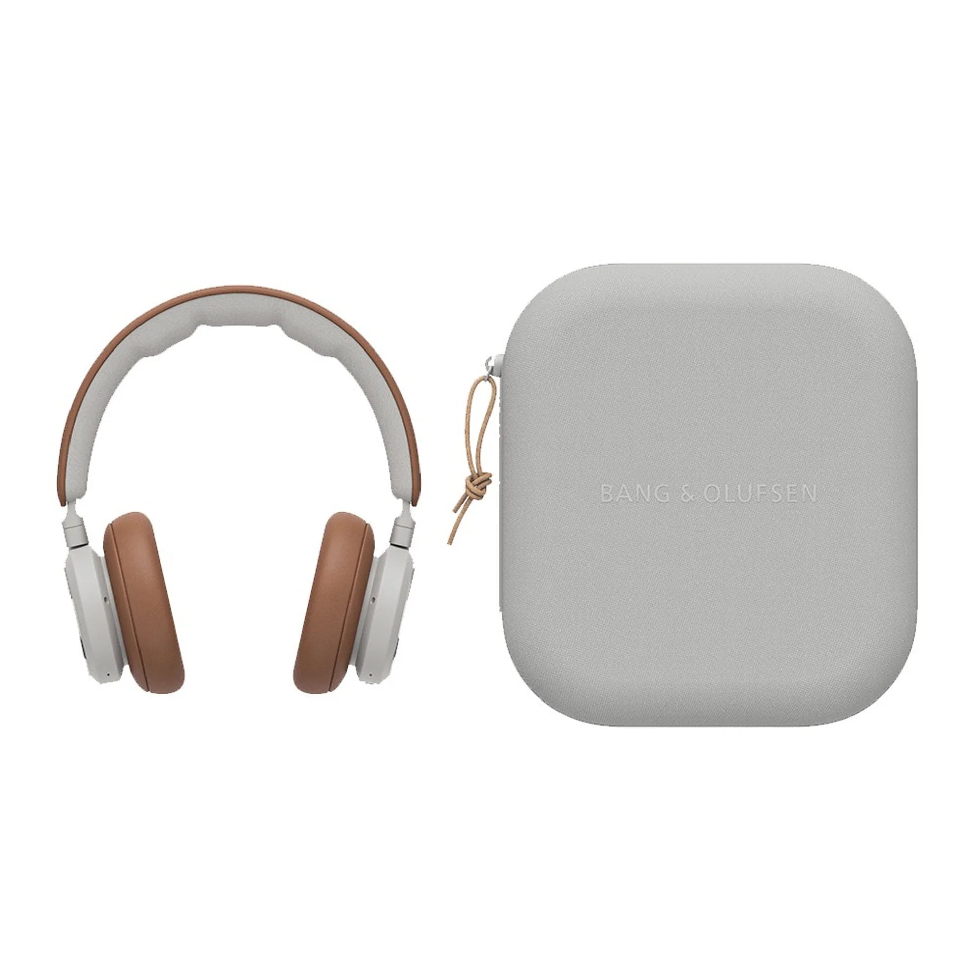 Bang & Olufsen Beoplay HX wireless headphones with timber finish, over-ear design, and cushioned ear cups for premium sound.