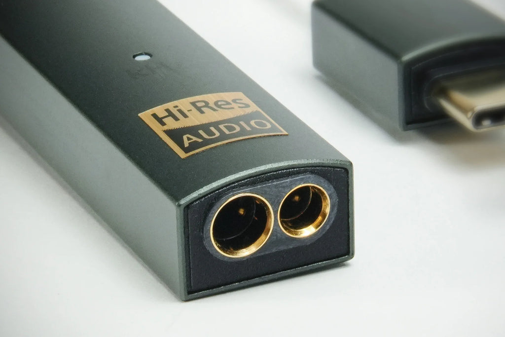 iFi Audio Go Link Max headphone amplifier and DAC in black, front view
