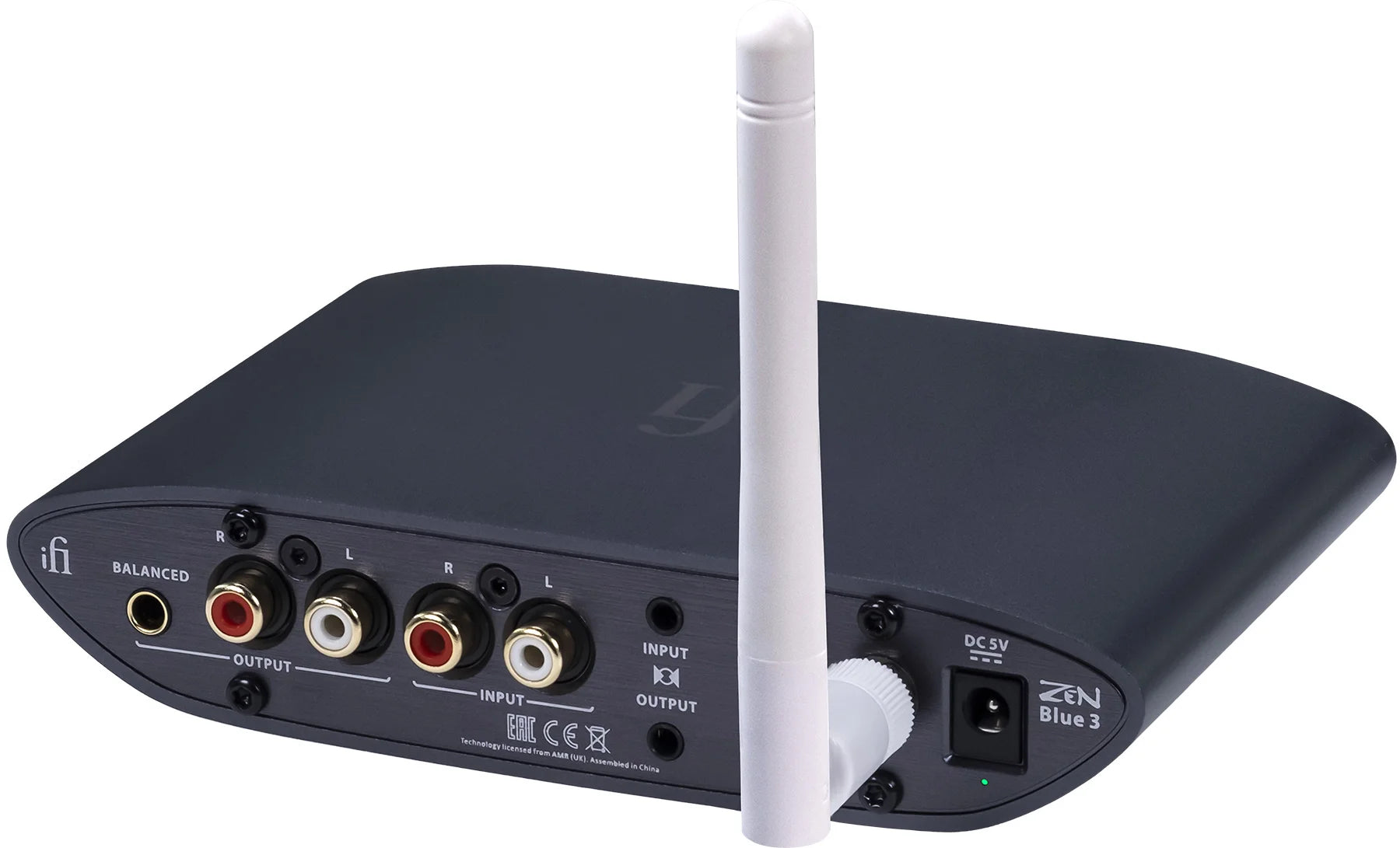 iFi Audio Zen Blue 3 music streamer with sleek design, front display, and connectivity ports visible in the image.