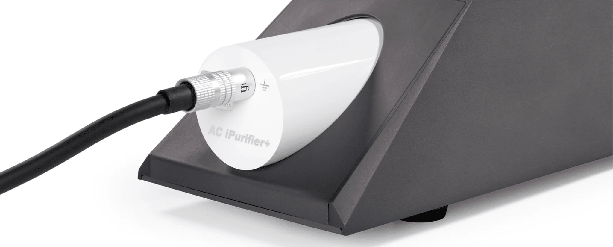 SilentPower PowerStation power supply with multiple ports and a sleek design, shown from an angled perspective.