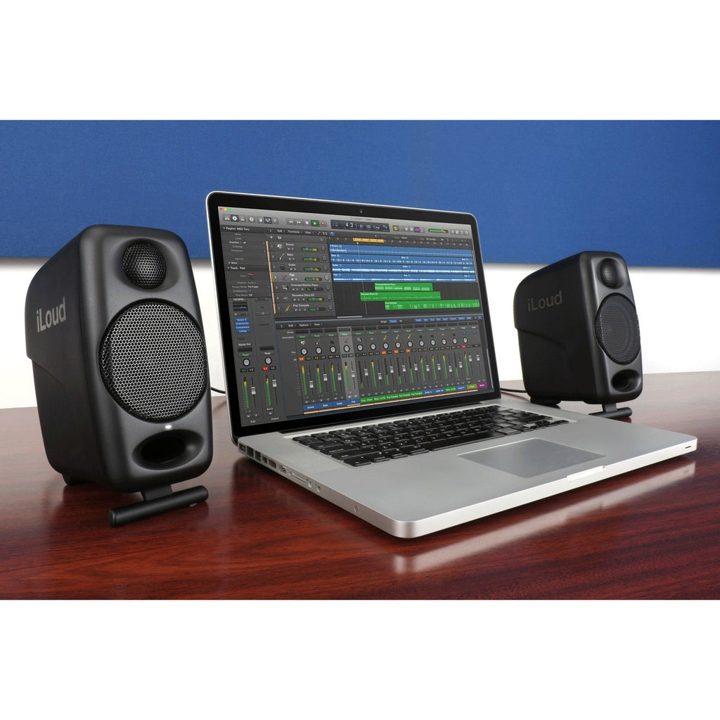 IK Multimedia iLoud Micro Monitors desktop speakers in black