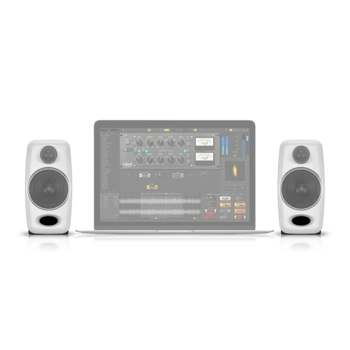IK Multimedia iLoud Micro Monitors desktop speakers in white