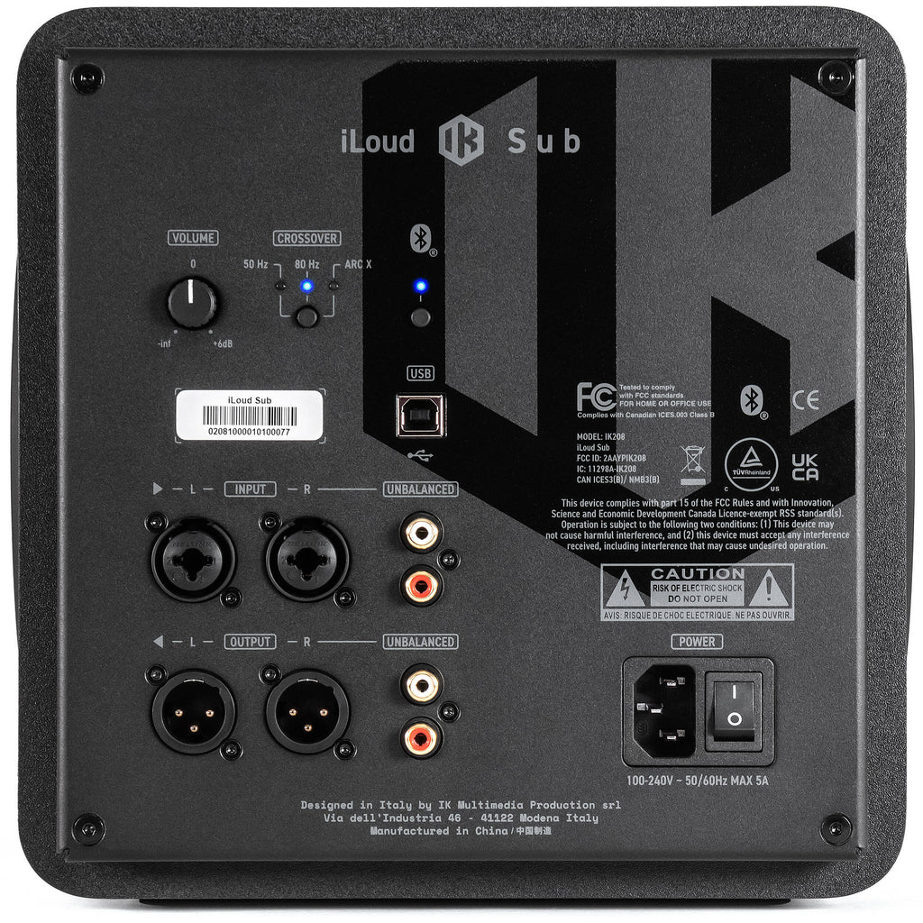 IK Multimedia iLoud Sub subwoofers, bundle