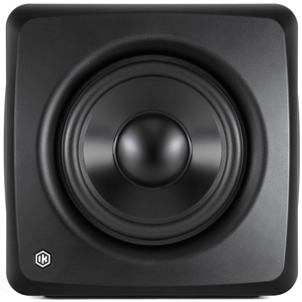 IK Multimedia iLoud Sub subwoofers, close up