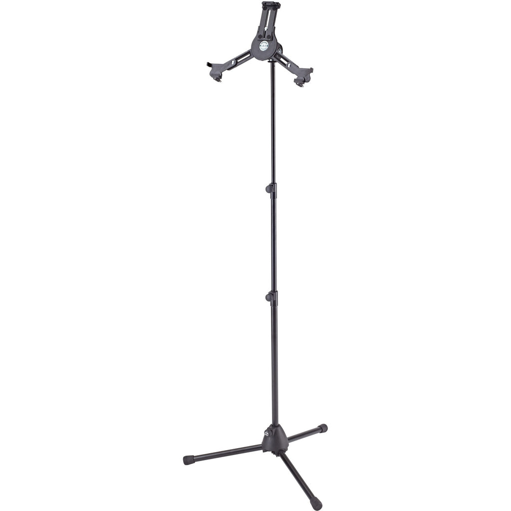 K&M 19793 microphone stand, front view.