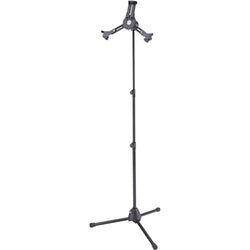 K&M 19793 microphone stand, front view.