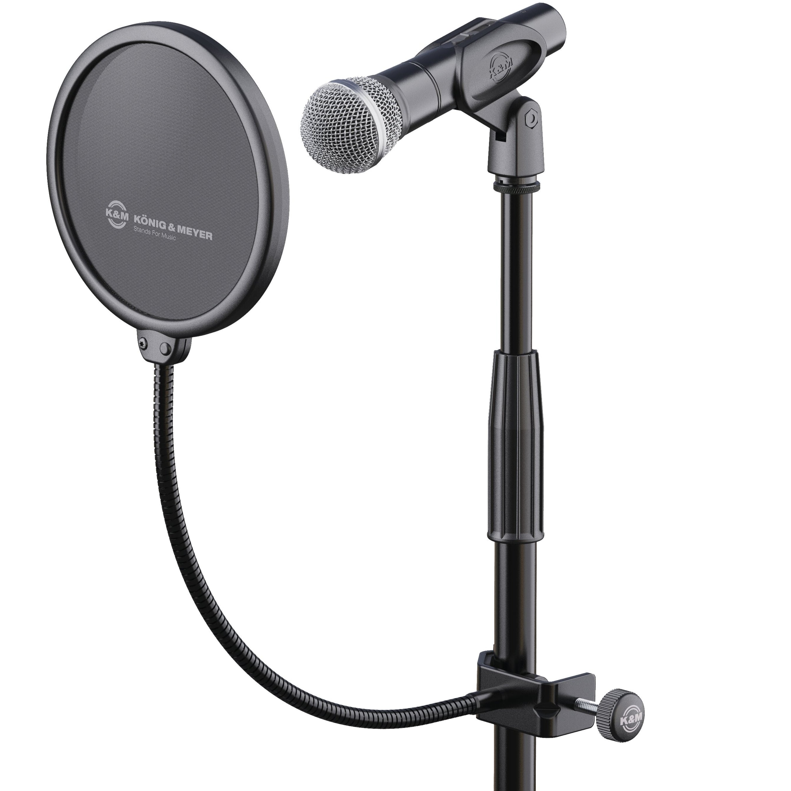 K&M 23956 Popkiller pop filter, black