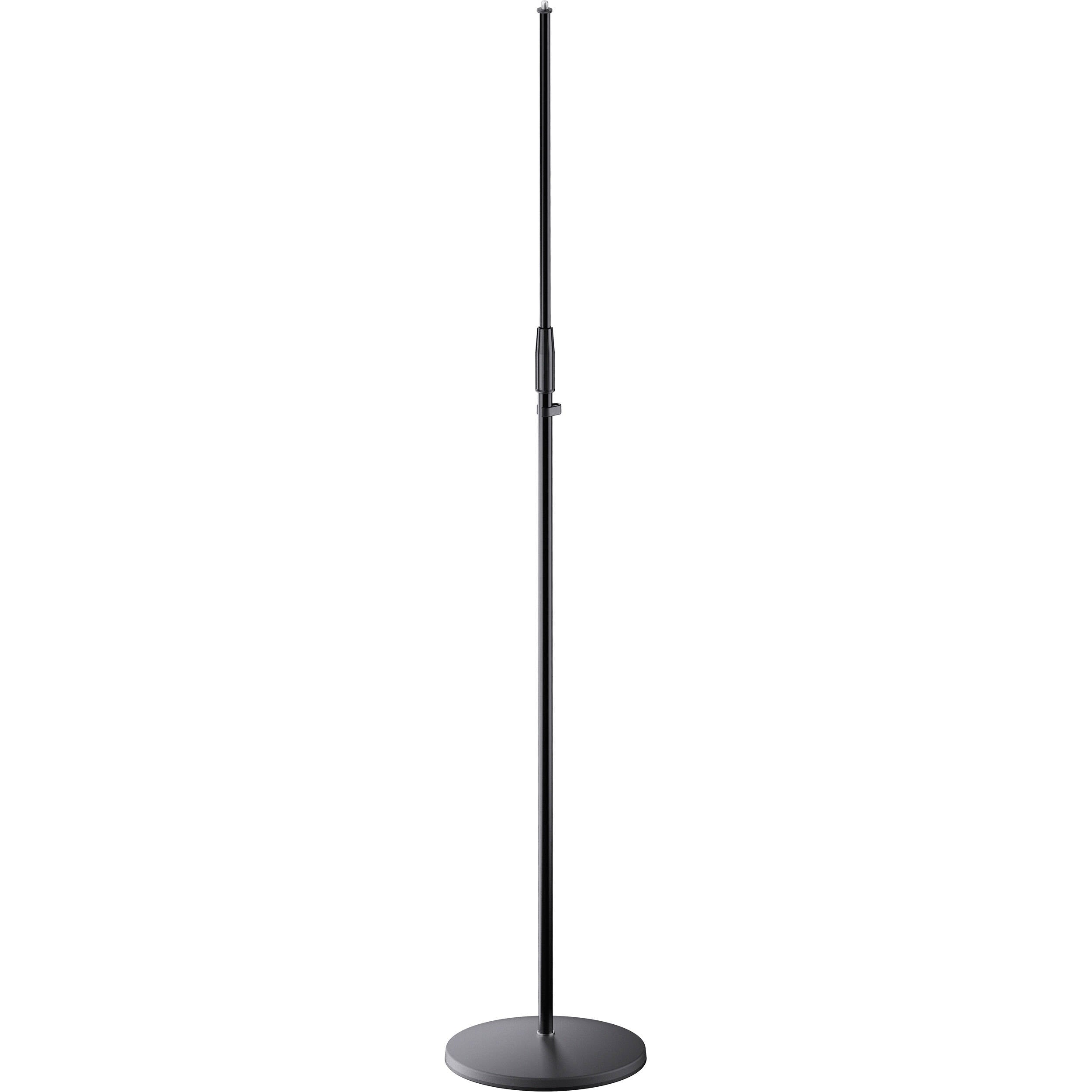K&M 26050 floor microphone stand, hero front view