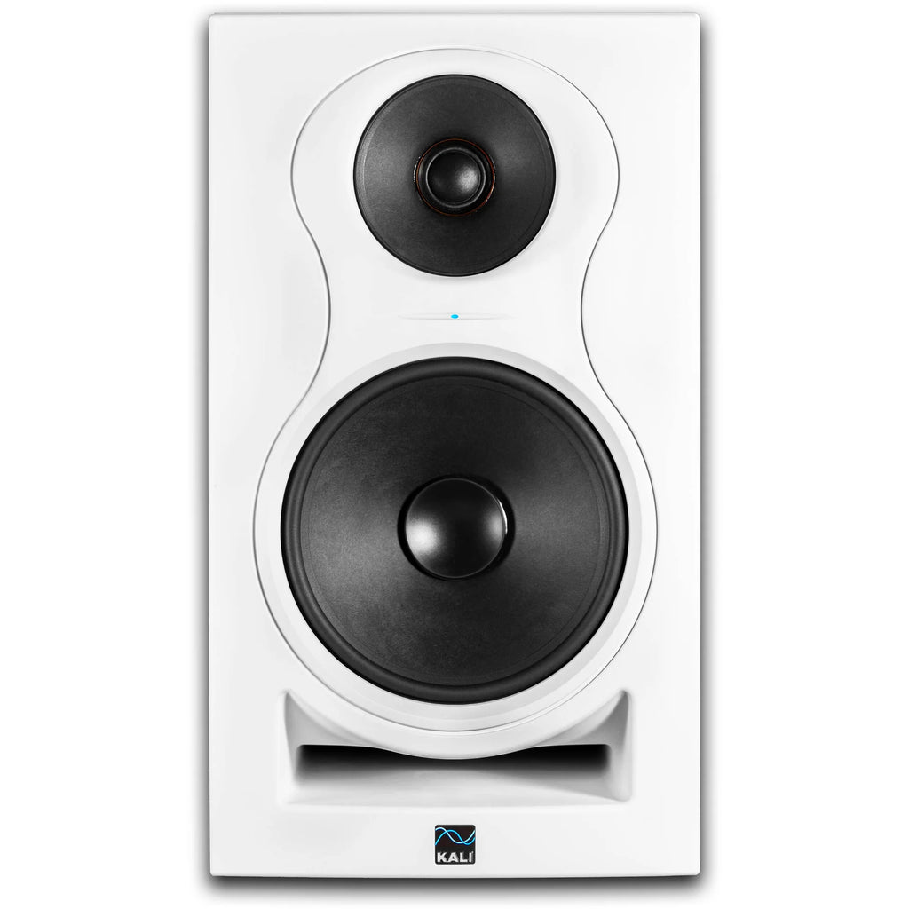 Kali Audio IN-8 V2 active nearfield monitors, in black, front view