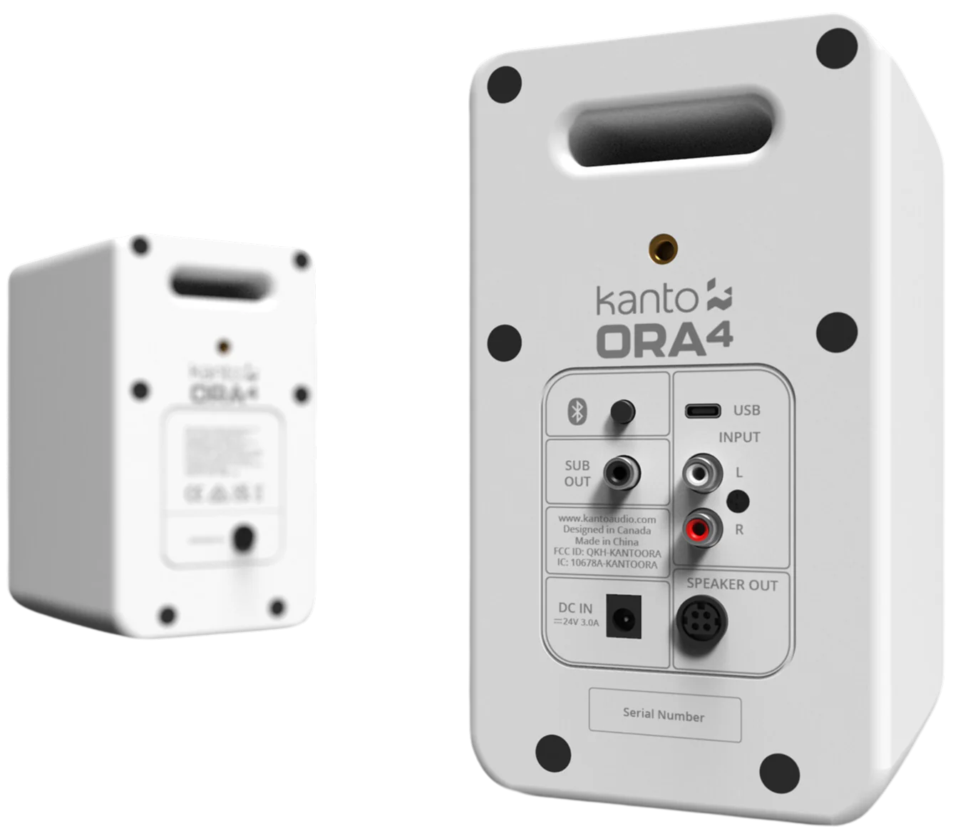 Kanto Audio Ora 4 desktop speakers, black alternate view 11