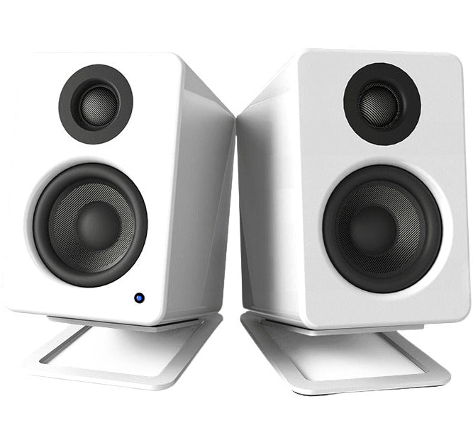 Kanto Audio S2 desktop speaker stands, in black
