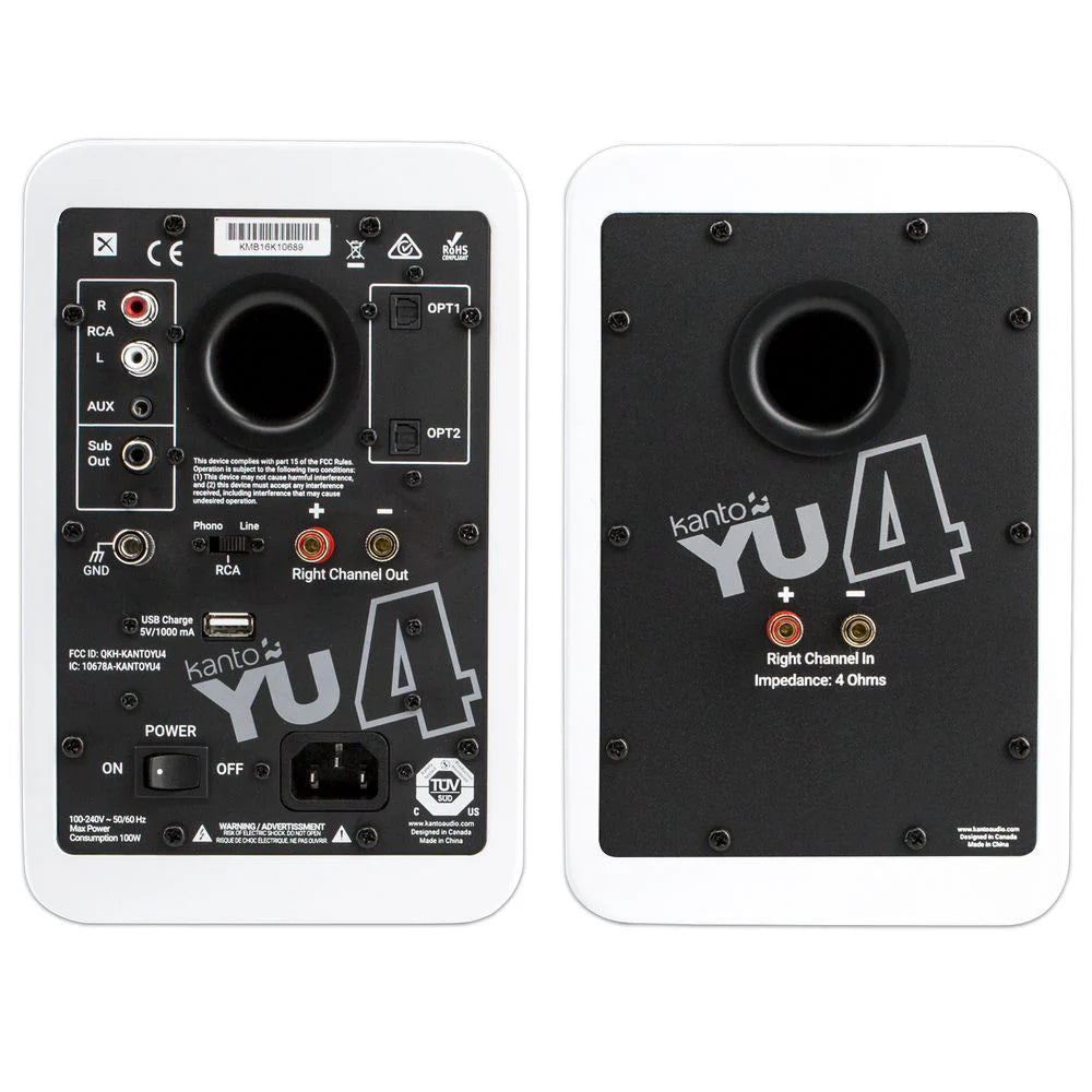 Kanto Audio YU4, wireless speakers, lifestyle, matte black