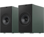 KEF Coda W active bookshelf speakers, detail view.