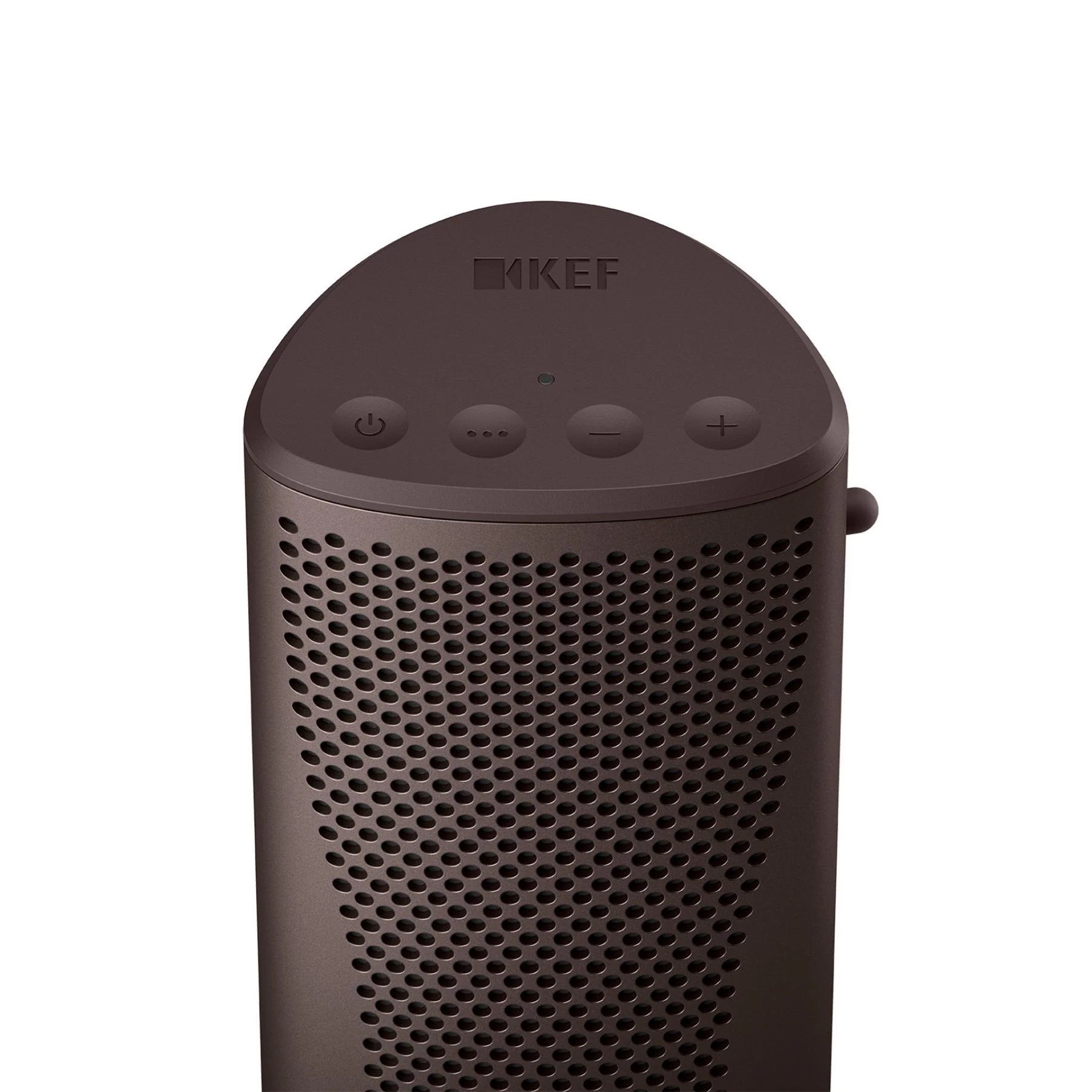 KEF Muo portable speakers, brown top view 2